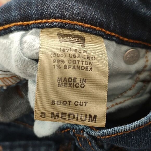 Levi's Levis Strauss 515 Boot cut Bootcut Jeans  Sz 8 NWOT - Picture 10 of 10